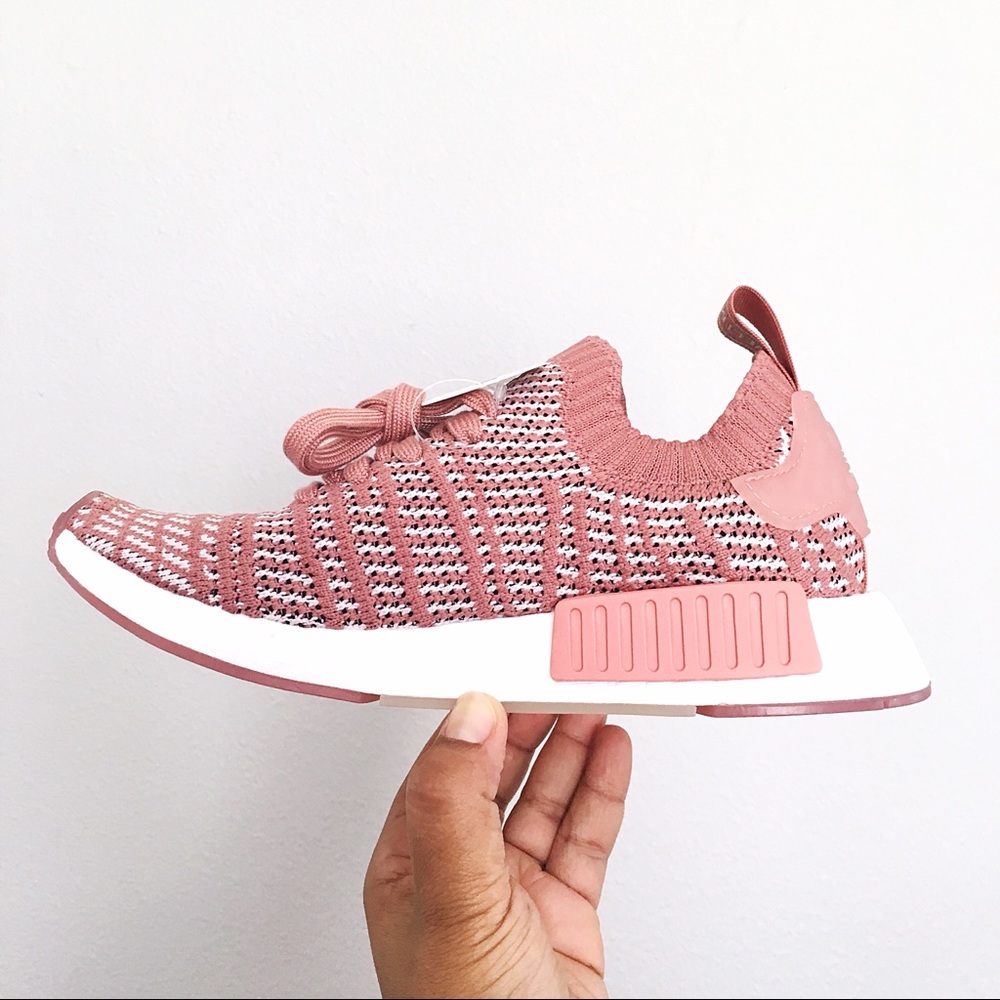 Adidas NMD_R1 STLT PK W Ash Pink Orchid Tint Shoes - Picture 3 of 5